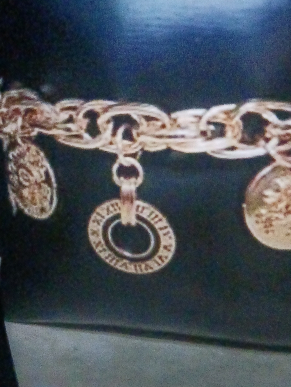 Gold Charm Detail Women’s Bag